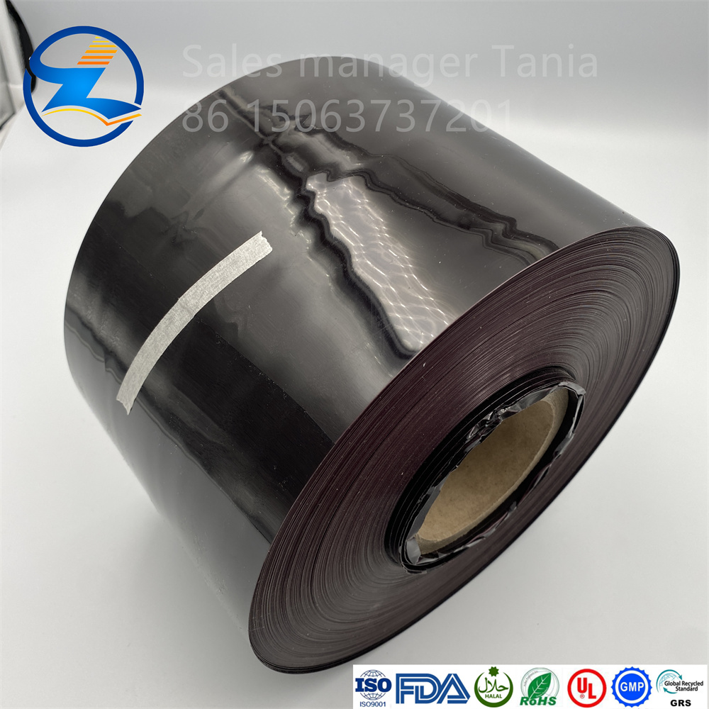 Brown opaque pharmaceutical PVC film2