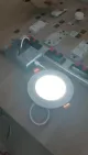 4inch Slim Empotrable LED Luz Satin Nickel