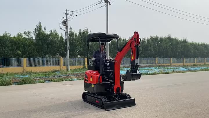 18 mini excavadora