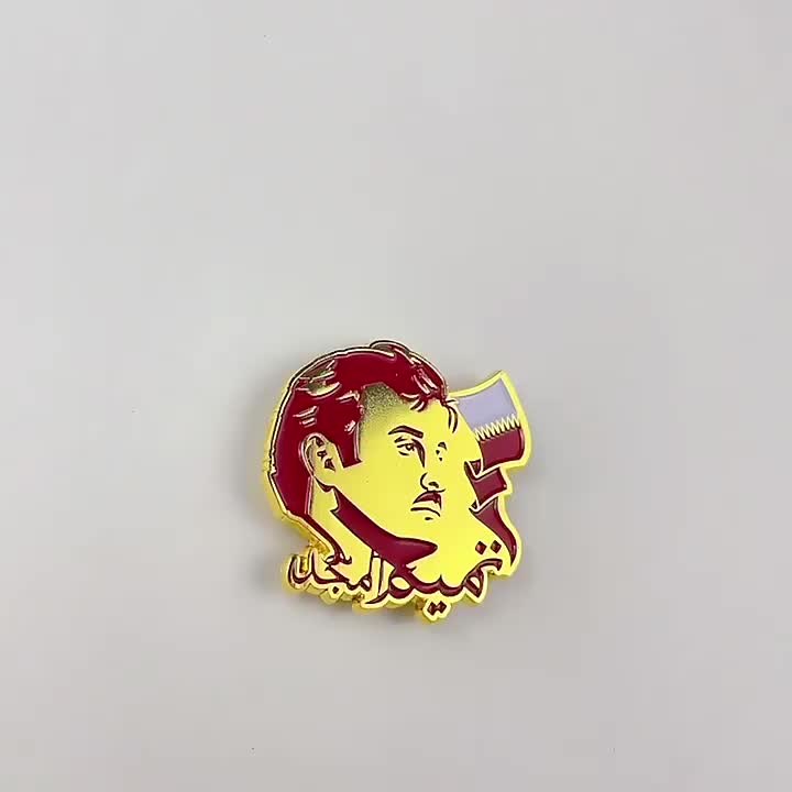 Personalised soft enamel pin badge