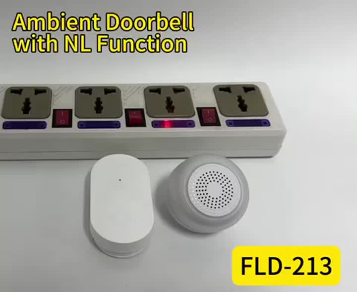 213 mini colorful light wireless doorbell