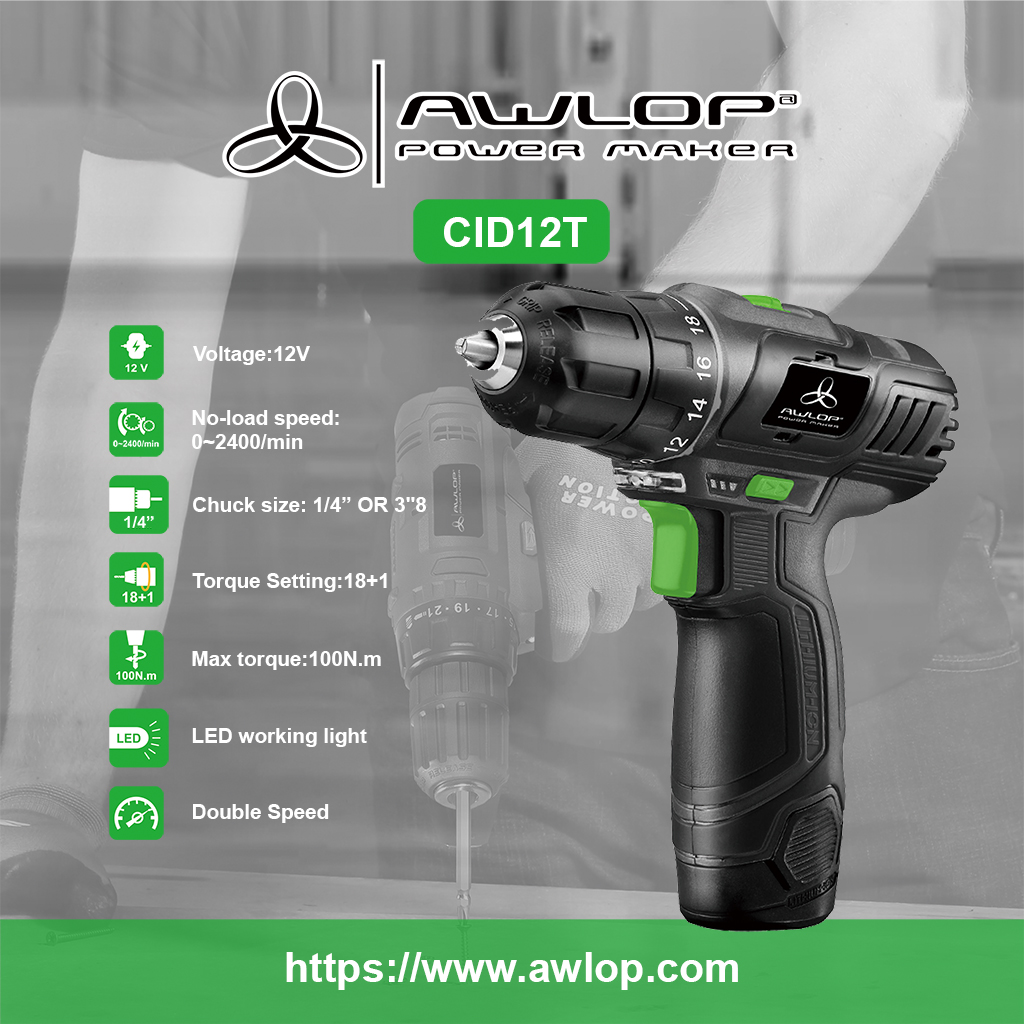 Llave de controlador de impacto inalámbrico CID12T 12V