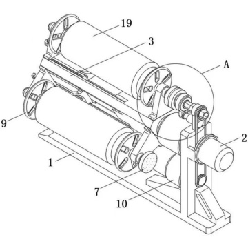 Multi-spindle unwinding mechanism for wet film coaters