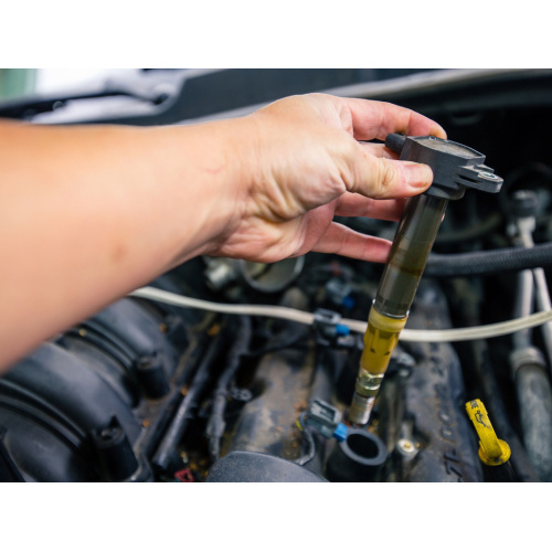 What are the signs of ignition coil damage?