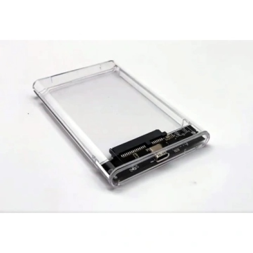 Slide-out portable hard drive case features