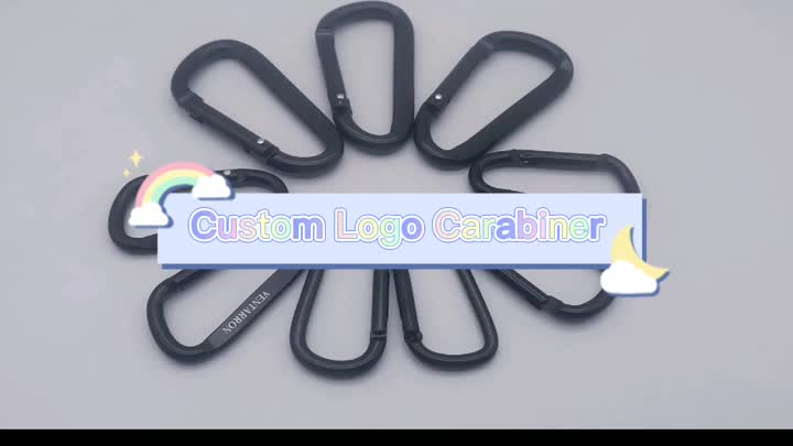 Carabiner di logo personalizzato