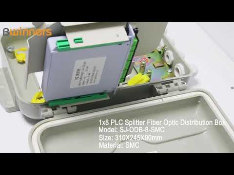 SJ-ODB-8-SMC 1x8 PLC Splitter Fiber Optic Distribution Box 