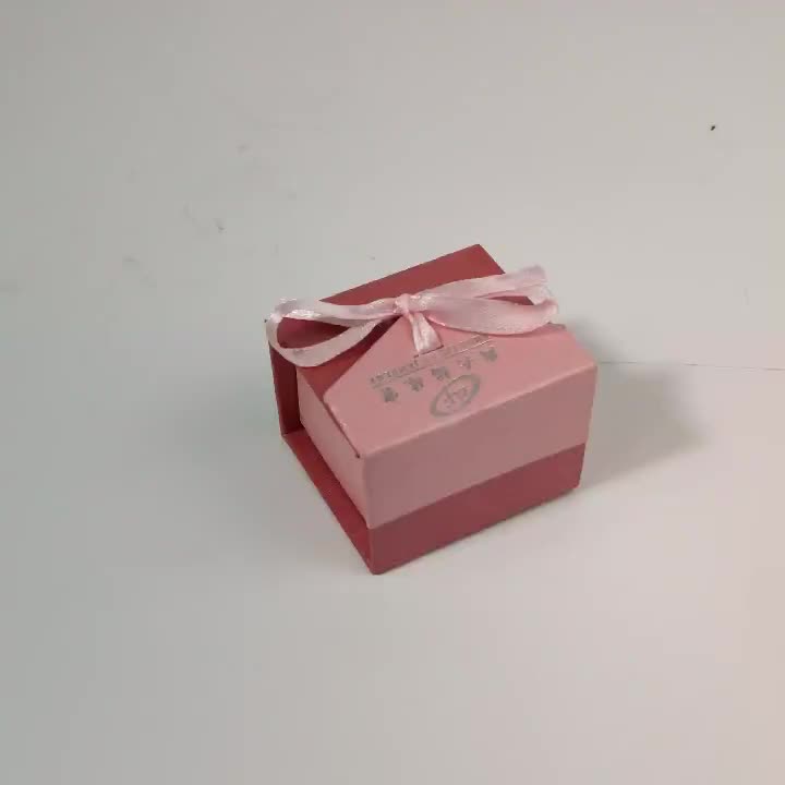 custom pink mini jewelry box