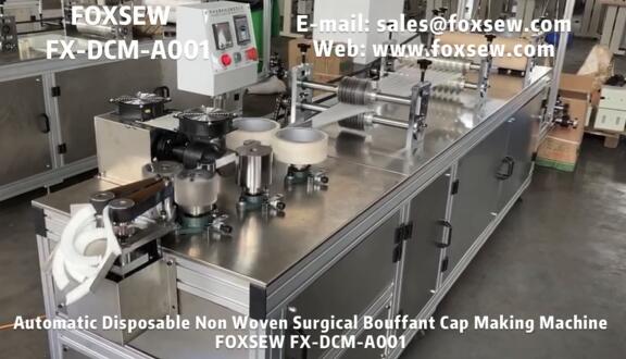 Automatic Non-Woven Disposable Bouffant Cap Making Machine