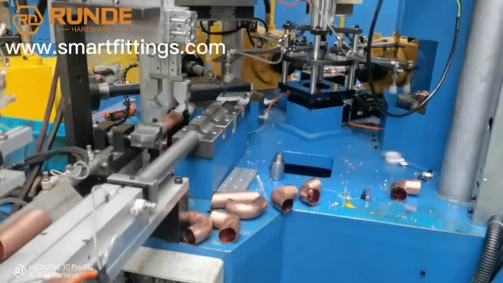 pushing bending copper elbow