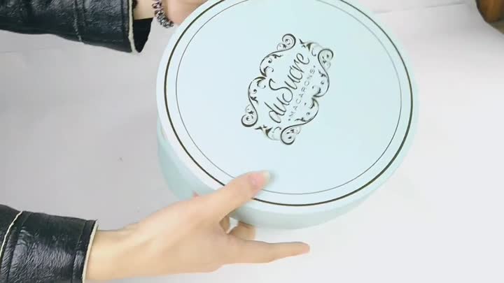 Round Macaron Box