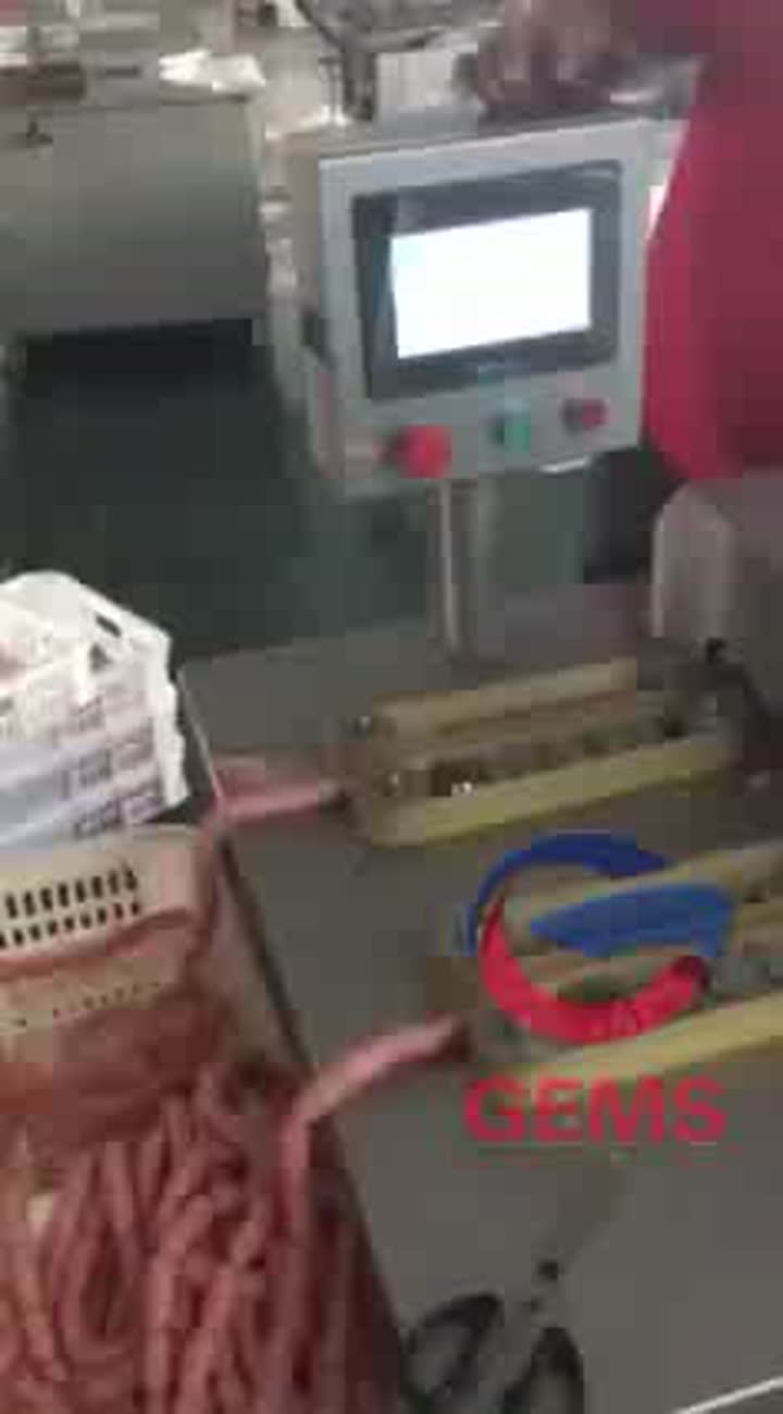 Sausage tying machine sausage kneading machine