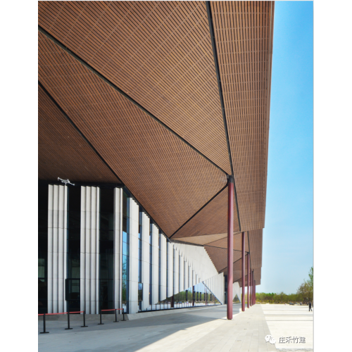 The Shanghai Revival Hall has been awarded the first WELL Gold certification in China for its design using bamboo cladding