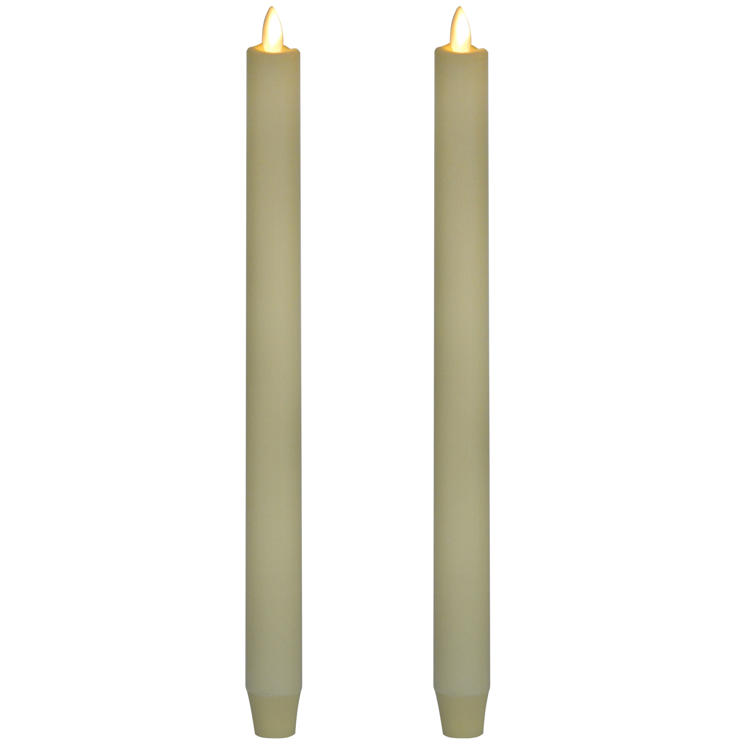 Dancing wick led flameless taper candles