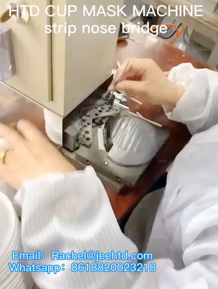 taza que hace la máquina de la mascarilla