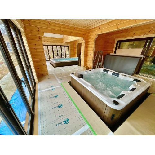 Indoor hot tub ------ Create a spa in your home