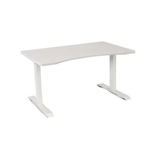 White Color Rock Beam Adjustable Height Desk