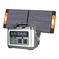 Energy Storage Battery Emergency Power Supply 2000W Portable Power Station With Solar Panel Charging1