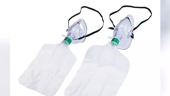 oxygen mask with reservoir bag.mp4