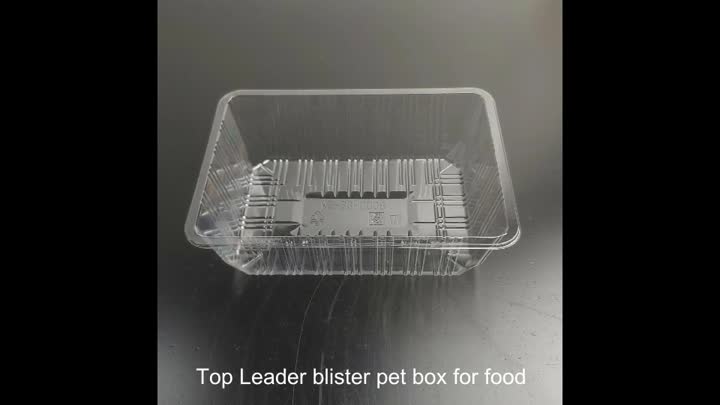 9-15 Top Leader Blister Pet Box for Food