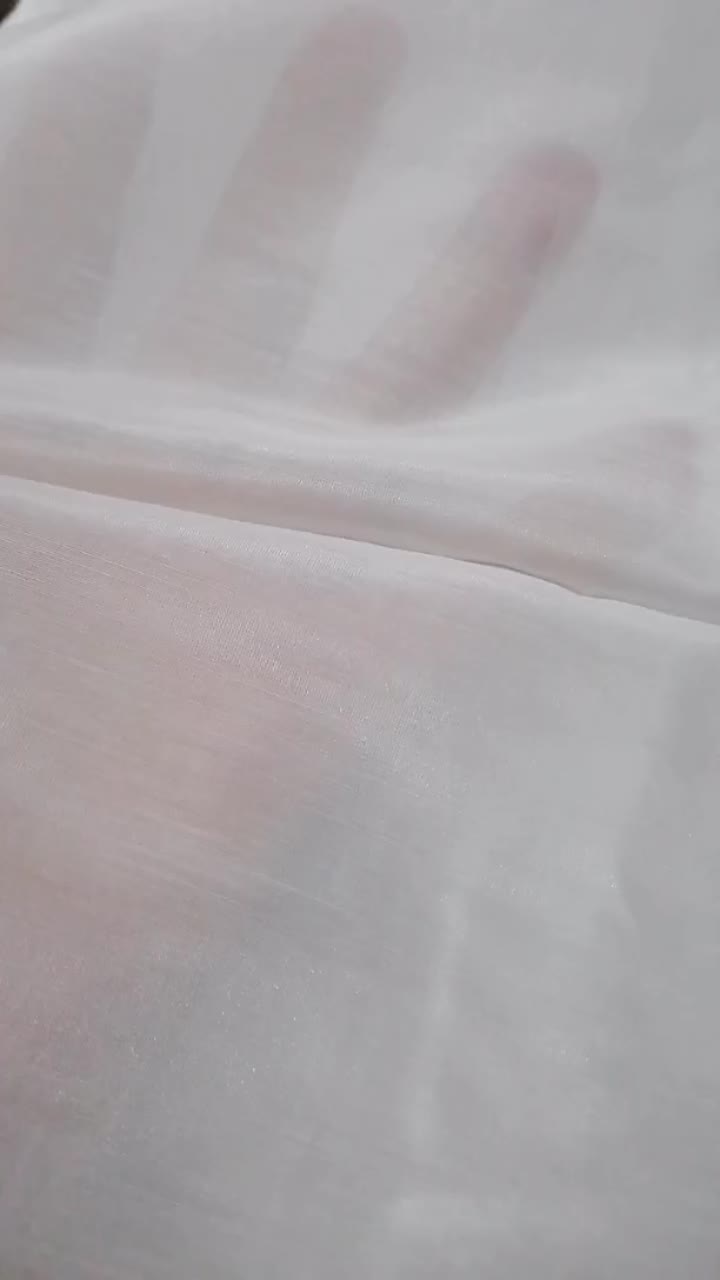 12MM 30%silk 70%cotton voile fabric