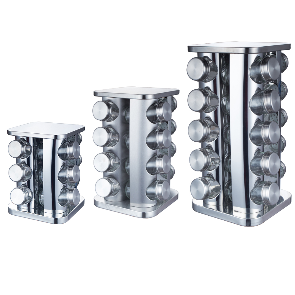 Stainless Steel Rotating Spice Rack