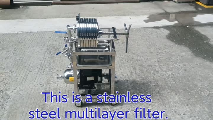Multilayer -Filter aus Edelstahl