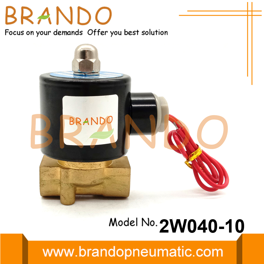 2W040-10 3/8 &#39;&#39; pirinç solenoid valf