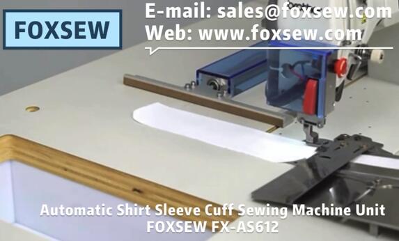 Automatic Shirt Sleeve Cuff Sewing Machine Unit