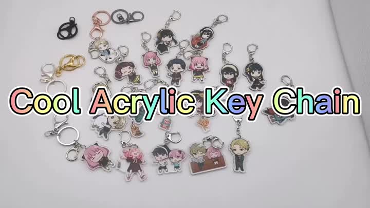 Chain de clés acrylique cool