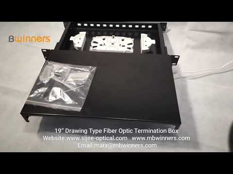 19” Drawing Type Fiber Optic Termination Box