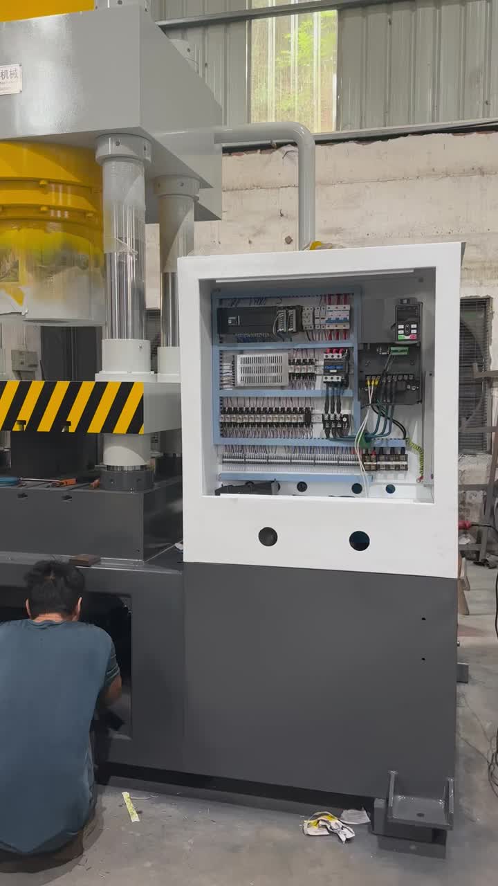 500T hydraulic press installation