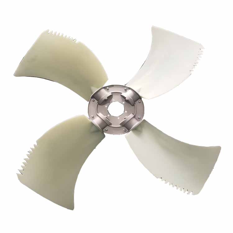 4 wings axial fan impeller plastic fan blades nylon fan for central air conditioning