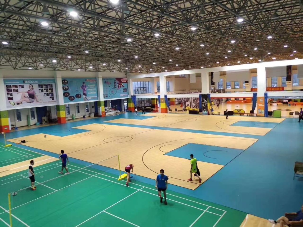 ENLIO indoor pvc sport flooring,provides you unique design.