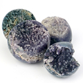 批发天然抛光的葡萄玛瑙球晶体球体botryoidal agate1