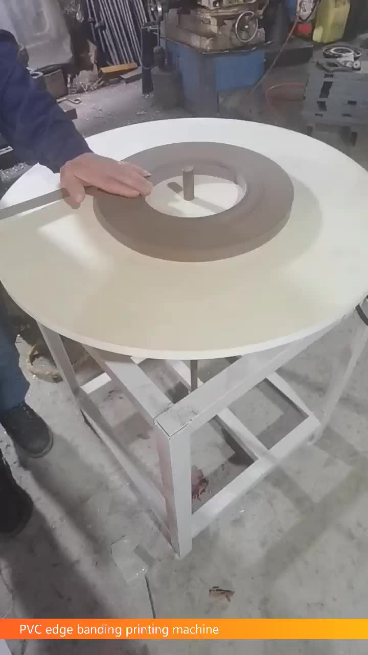 Impresión de bandas de borde de PVC