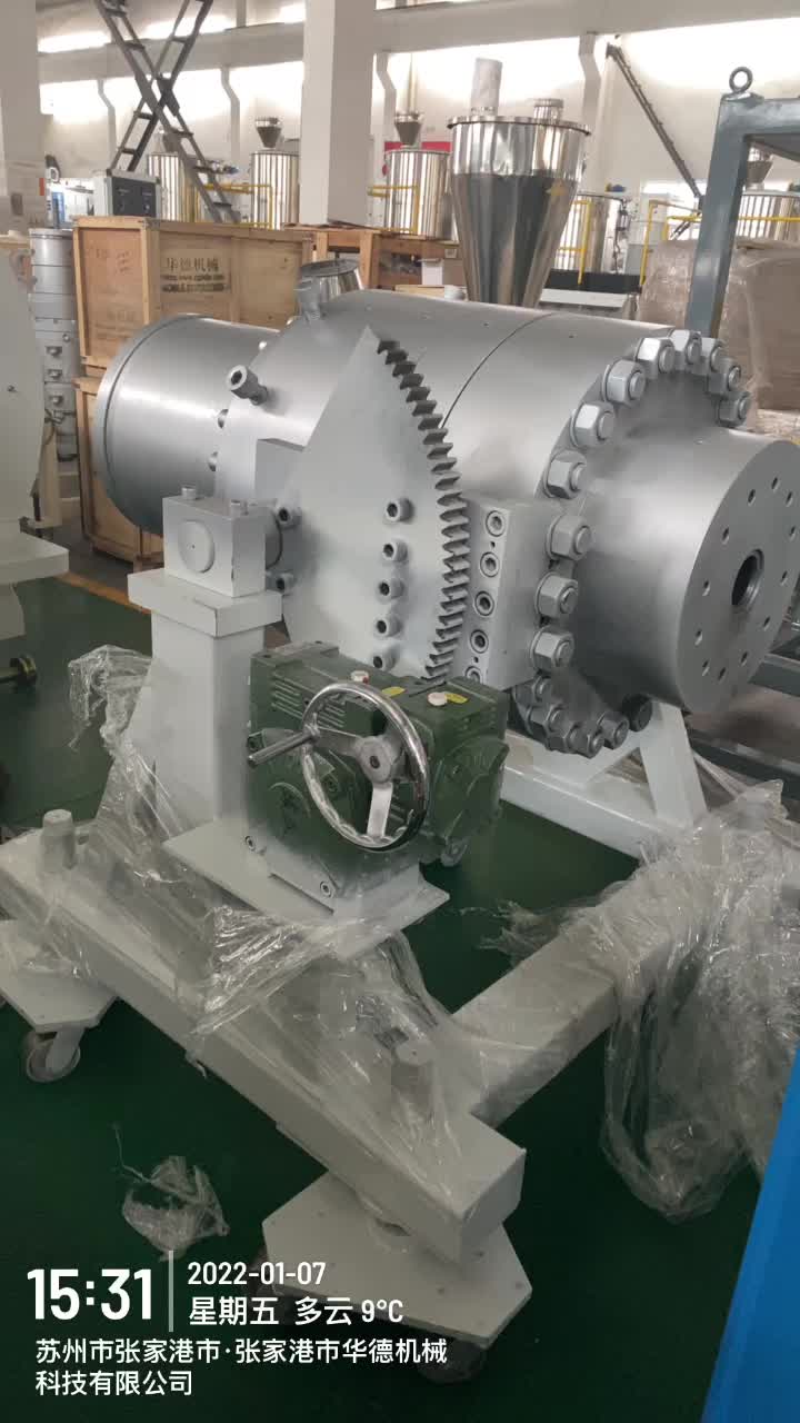 UPVC 400mm Die Head och Trial Running