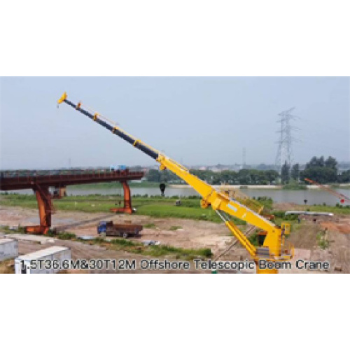 1.5t36.6m Boom telescópico Crane marina