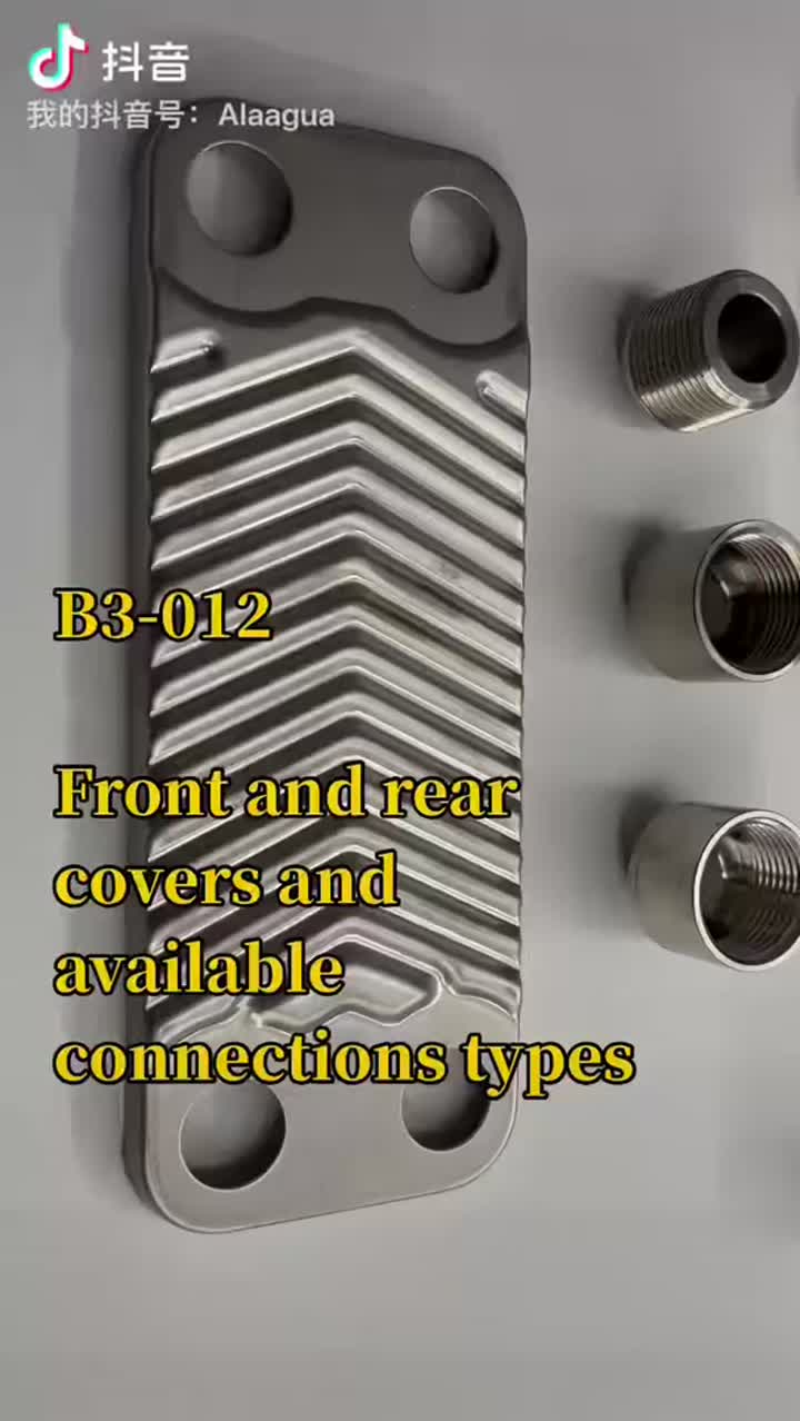 B3-012 Front and rear covers and available connections types