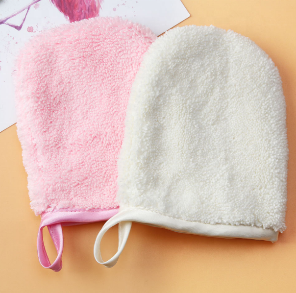 Microfiber Flannel Cleaning Makeup Removing Cloth Glove
