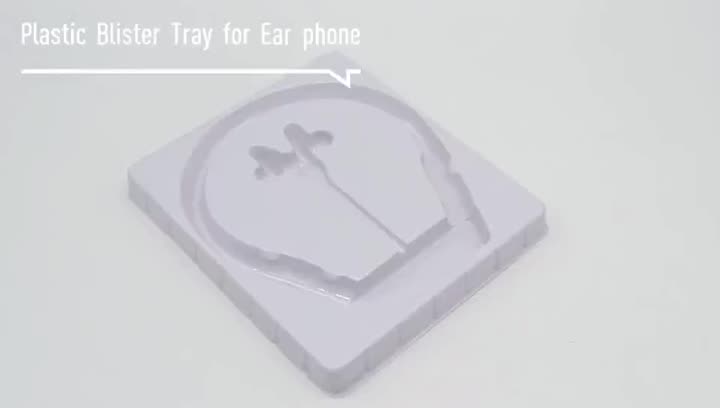 plastic earphone blister tray