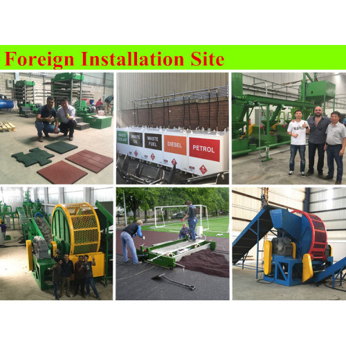 Foreign Installation of Tire Recycling Plant