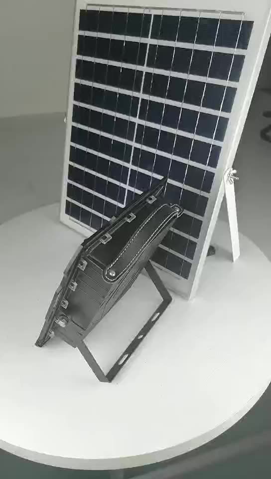 2022 Casting de aluminio al aire libre impermeable al amanecer 100W/200W/300W/400W/600W CONTROL REMOTO DE SEGURIDAD LUZ SOLAR DEL SOLAR1