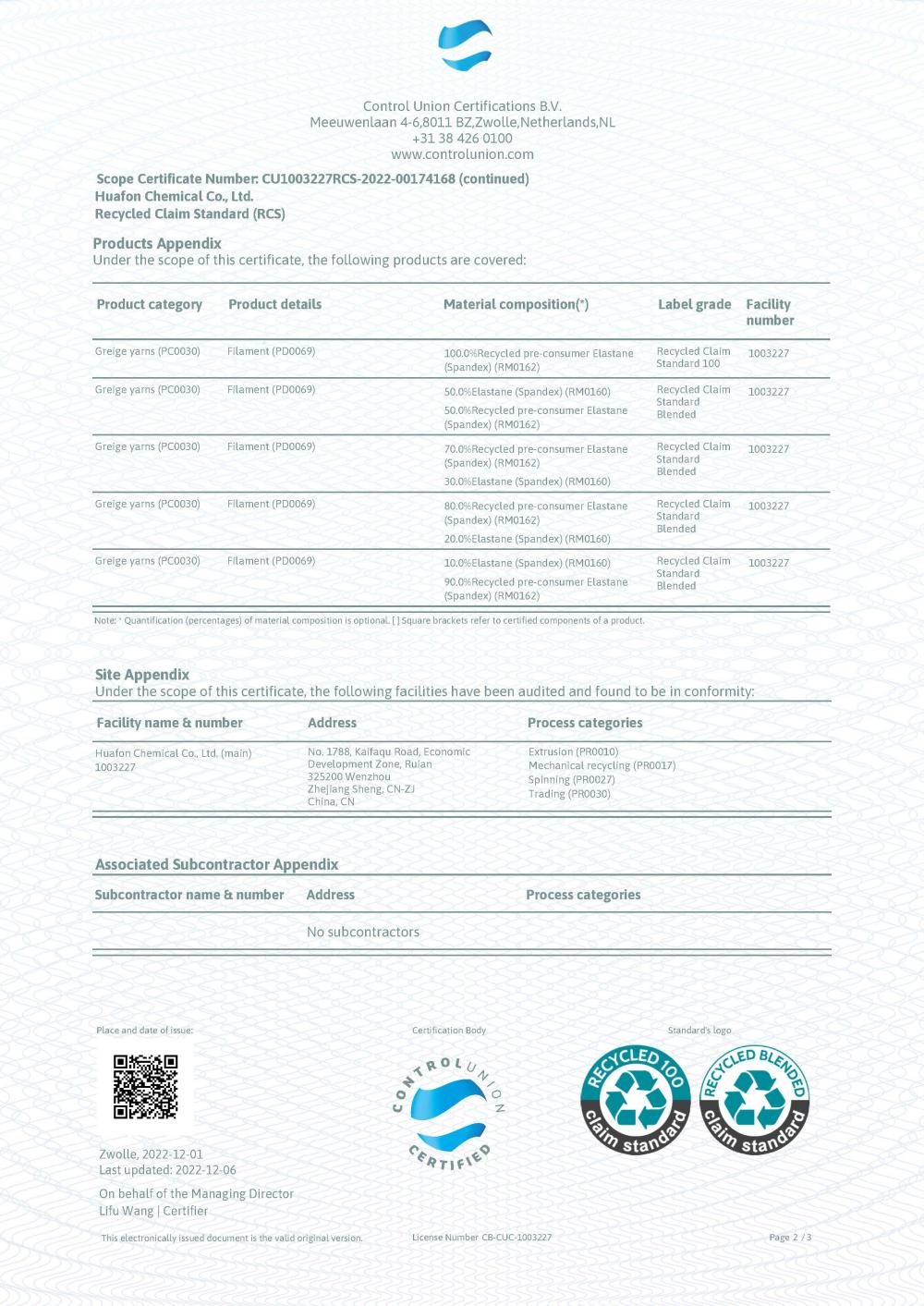 Recycled Claim Standard (RCS)-page 2