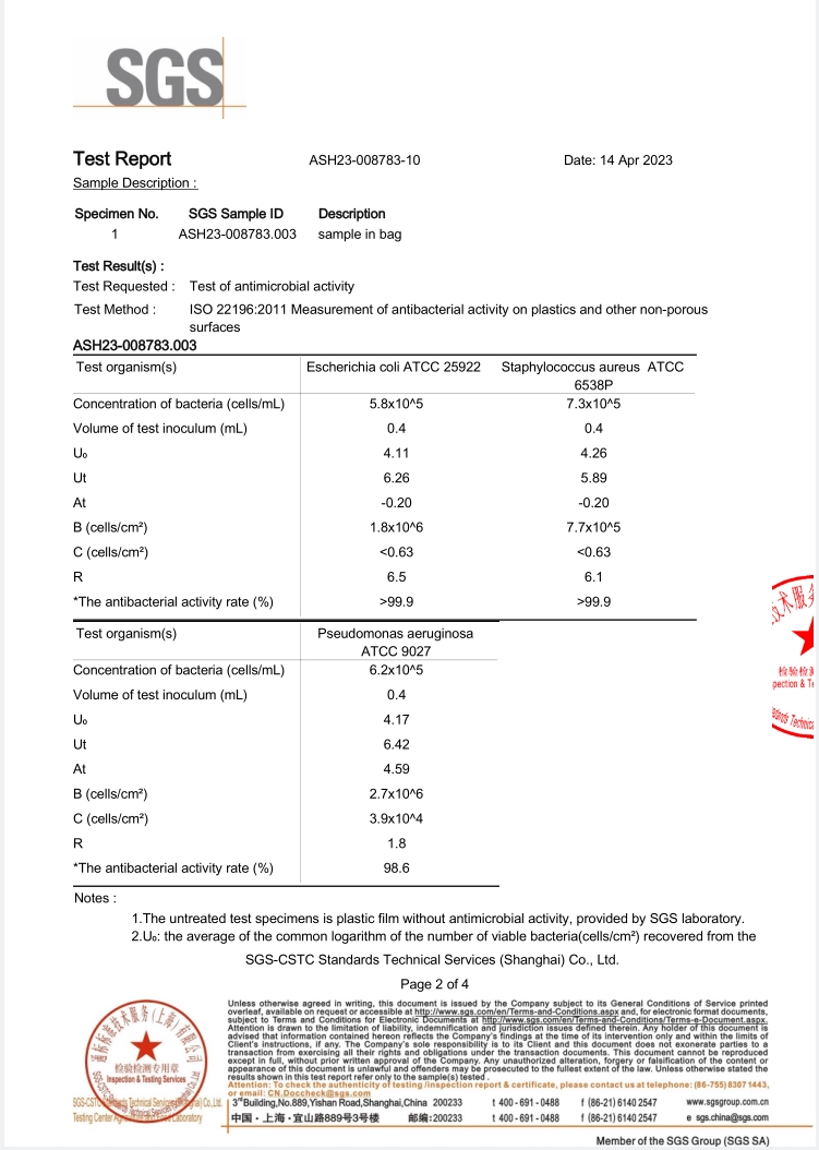 SGS-CSTC Standards Test Report 