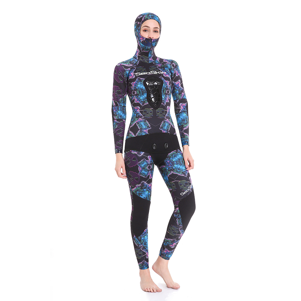 Dw015 Traje de neopreno Seaskin Women Two Pieces 45 Dw015 Seaskin Women Two Pieces Wetsuit 45