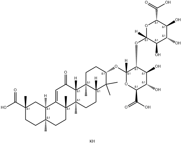 Dipotassium glycyrrhizinate Cas68797-35-3