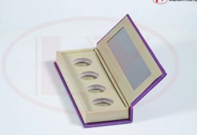 Eye shadow packaging box