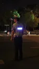 Gilet LED a emissione di luce della polizia