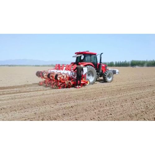 Corn Planting with GNSS Automated Steering System 